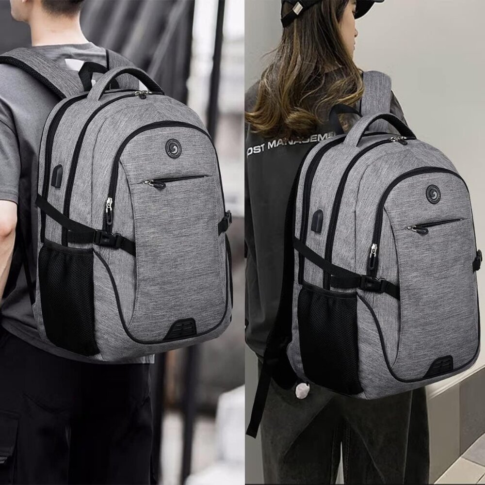Anti Theft Laptop Backpack Travel Backpacks with usb Charging Port for Women Men - Picture 8 of 8